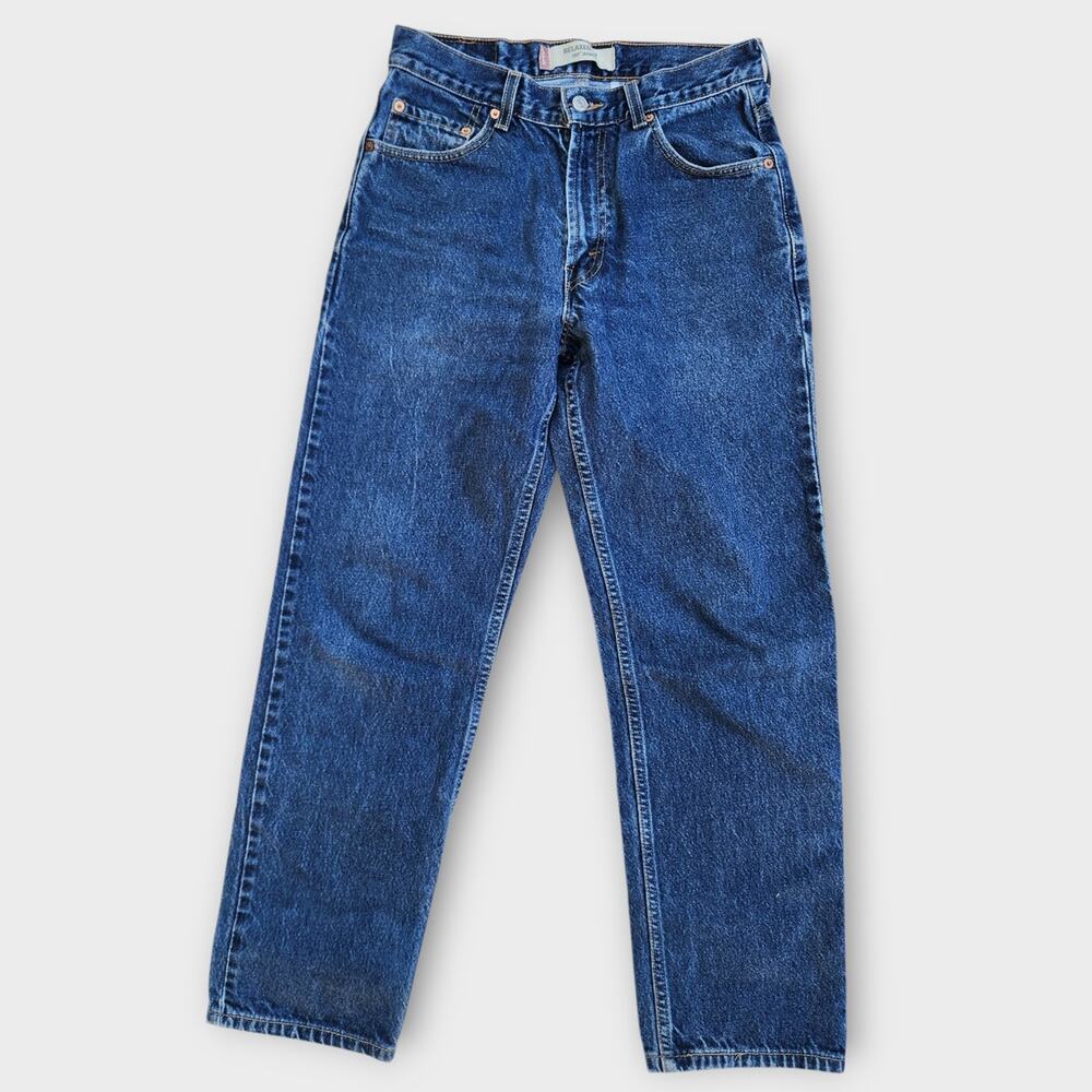 Levi Strauss And Co Jeans Mens 28x29 Straight Leg Relaxed Fit Med-Wash VTG Y2K